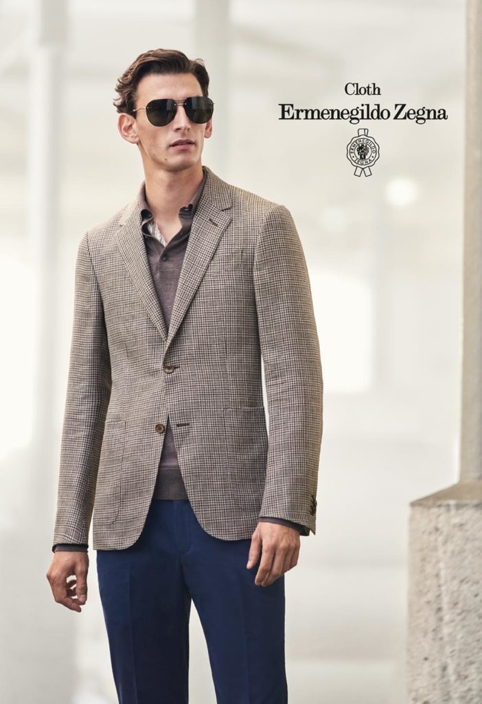 Zegna Cross-ply III - Wool, Linen & Silk Blend - Festari For Men